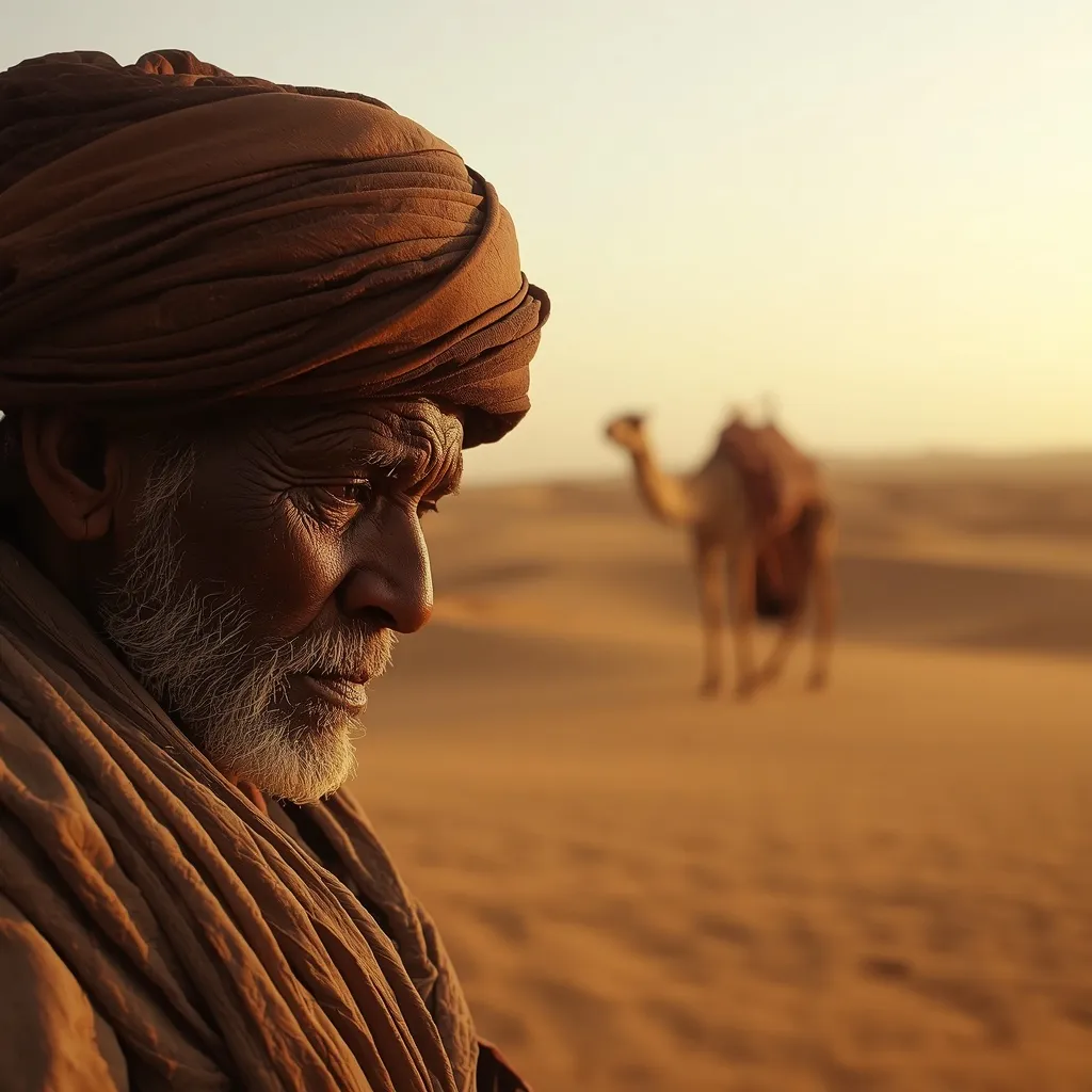 arena en el desierto, imagen generada con prompt Phronesis-Prompt